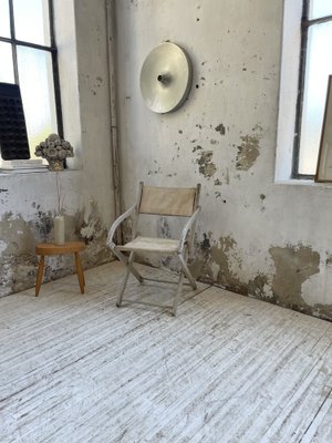 White Folding Beach Chair, 1900s-LCU-1406586