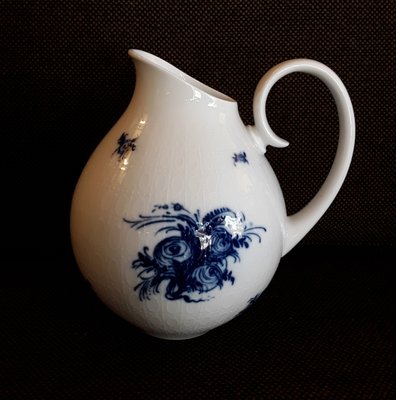 White Glazed Porcelain Romance Blue Juice Jug by Bjørn Wiinblad for Rosenthal, 1970s-HOI-1072363