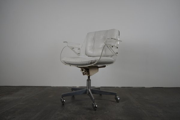 White Leather D49 Chair from Tecta-IIE-1151113