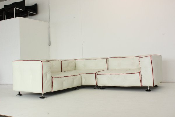 White Leather Sofa from Bretz Don Corleon-VGV-1319969