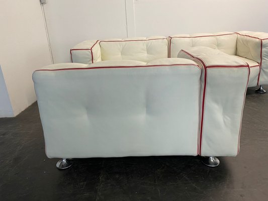 White Leather Sofa from Bretz Don Corleon-VGV-1319969