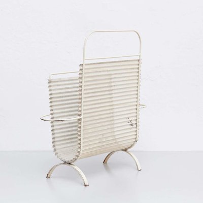 White Magazine Holder by Mathieu Matégot, 1950s-WM-1314347