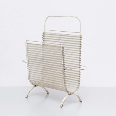 White Magazine Holder by Mathieu Matégot, 1950s-WM-1314347