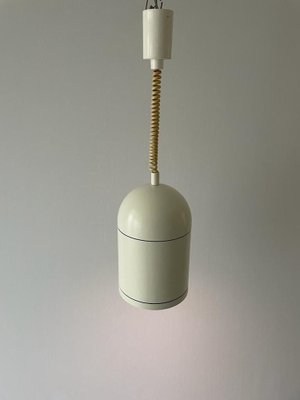 White Metal Adjustable Pendant Lamp from Bega, Germany, 1960s-RDS-1736594