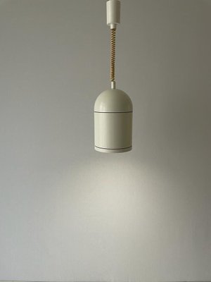 White Metal Adjustable Pendant Lamp from Bega, Germany, 1960s-RDS-1736594