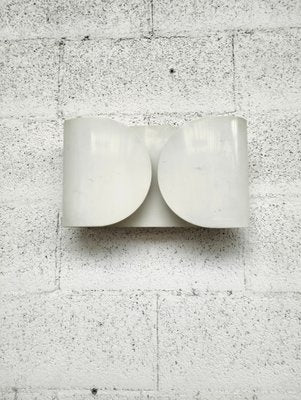 White Metal Foglio Wall Lamp attributed to Afra and Tobia Scarpa for Flos, 1970s-RNN-1905665