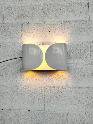 White Metal Foglio Wall Lamp attributed to Afra and Tobia Scarpa for Flos, 1970s-RNN-1905665