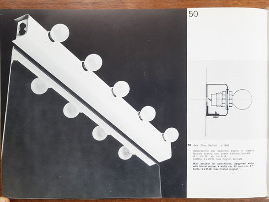 White Metal Model 50 Wall Lamp by Gino Sarfatti for Arteluce, 1968-RD-1820669