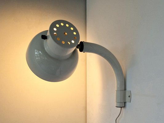 White Metal Wall Lamp by Hans Agne Jakobsson for Ab Markaryd, Sweden, 1970s-NV-1720520