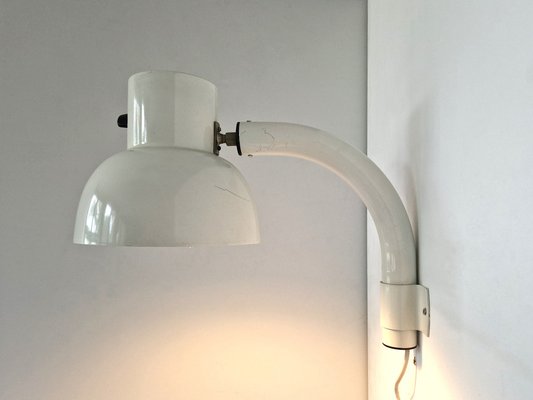 White Metal Wall Lamp by Hans Agne Jakobsson for Ab Markaryd, Sweden, 1970s-NV-1720520