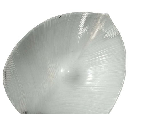 White Murano Glass Bowl by Tyra Lundgren for Venini, 1950-KGD-1822952