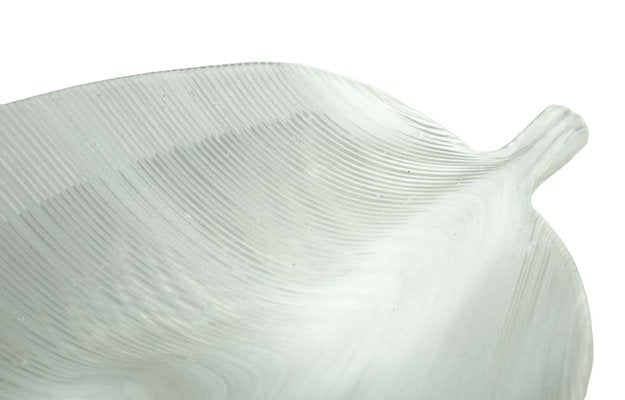 White Murano Glass Bowl by Tyra Lundgren for Venini, 1950-KGD-1822952