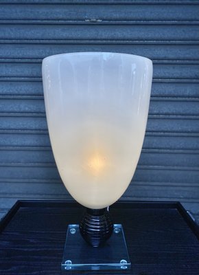 White Murano Glass Lamp-RJQ-1452873