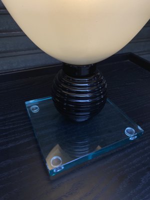 White Murano Glass Lamp-RJQ-1452873