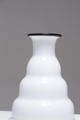 White Murano Glass Vase, 1980s-QAC-2043032