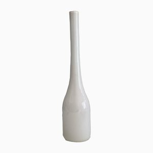 White Opalin Glass Vase-BA-1365336