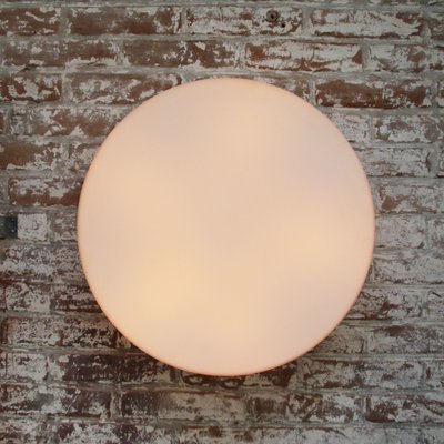 White Opaline Glass Wall Round Flush Mount from Bega Limburg-BLS-1416856