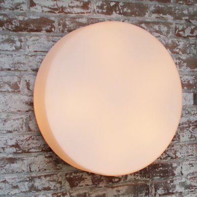 White Opaline Glass Wall Round Flush Mount from Bega Limburg-BLS-1416856