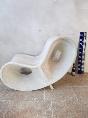 White Painted Rattan and Bamboo Lounge Chair by Ron Arad, 2006-TDA-1376314