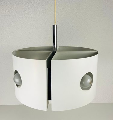 White Pendant Lamp by Klaus Hempel for Kaiser Leuchten, 1970s-PUK-973387