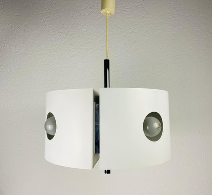 White Pendant Lamp by Klaus Hempel for Kaiser Leuchten, 1970s-PUK-973387