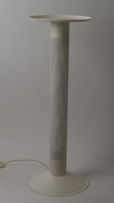 White Perforated Metal Floor Lamp from Ikea, 1980s-ESB-2043446