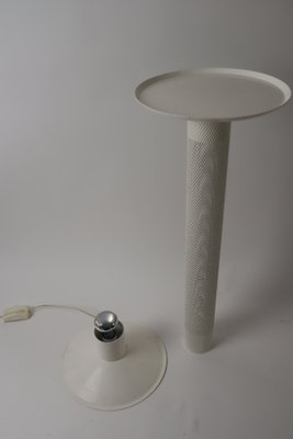 White Perforated Metal Floor Lamp from Ikea, 1980s-ESB-2043446