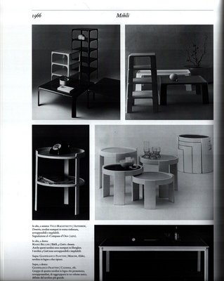 White Plastic Quattro Gatti Side Tables by Mario Bellini for B&B Italia, 1967, Set of 4-AA-825779