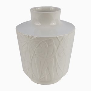 White Porcelain Paradise Vase by Kurt Wendler for Edelstein, 1957-KEG-356854