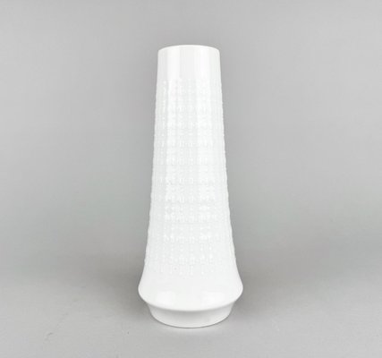 White Porcelain Vase attributed to Lorenz Hutschenreuther, Germany, 1960s-TZ-2018687