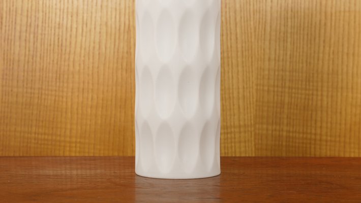 White Porcelain Vase by by Heinrich Fuchs for Lorenz Hutschenreuther-HPM-1801198