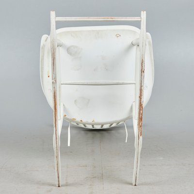 White Scandinavian Rocking Chair, 1960s-XHV-1716614