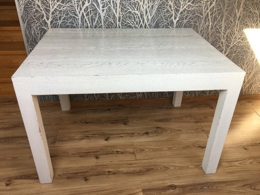 White Solid Oak Table, 1990s-WQQ-1029700