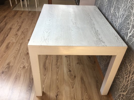 White Solid Oak Table, 1990s-WQQ-1029700