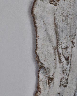 White Stoneware Wall Relief by Ole Bjørn Krüger, 1960s-WRF-886048