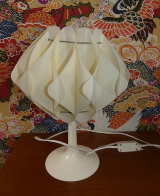 White Table Lamps from Zicoli, 1970s, Set of 2-AFE-1152745