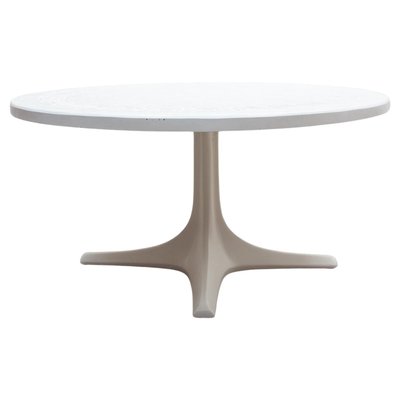 White Top Dining Adjustable Table attributed to Ilse Möbel, Germany, 1968-KL-1785958