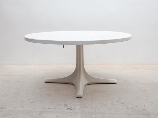 White Top Dining Adjustable Table attributed to Ilse Möbel, Germany, 1968-KL-1785958