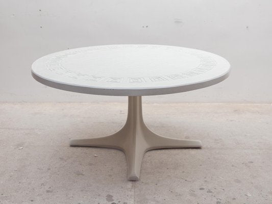 White Top Dining Adjustable Table attributed to Ilse Möbel, Germany, 1968-KL-1785958