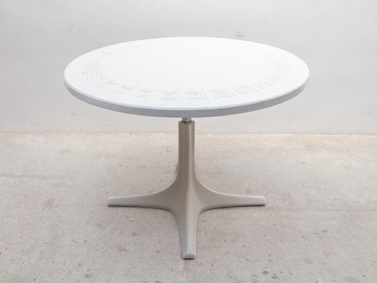 White Top Dining Adjustable Table attributed to Ilse Möbel, Germany, 1968-KL-1785958