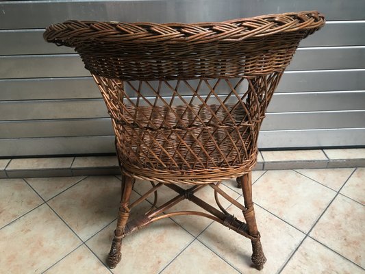 Wicker Armchair, 1960s-WQQ-929114