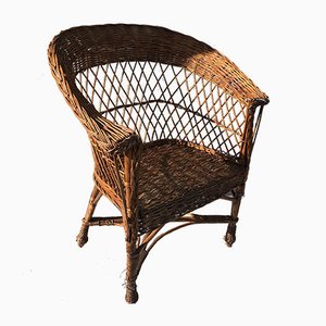 Wicker Armchair, 1960s-WQQ-929114