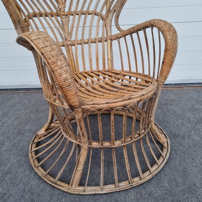 Wicker Armchair by Lio Carminati & Gio Ponti, Italy, 1950-GSF-1148543