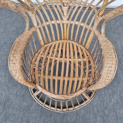 Wicker Armchair by Lio Carminati & Gio Ponti, Italy, 1950-GSF-1148543