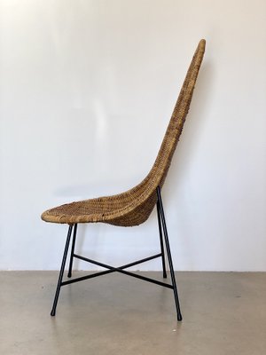 Wicker Armchair in the style of Kertsin Hörlin Holmqvist, 1960s-NPC-1737346