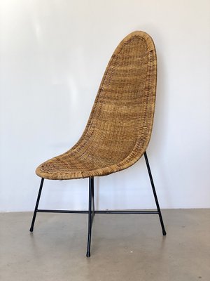 Wicker Armchair in the style of Kertsin Hörlin Holmqvist, 1960s-NPC-1737346