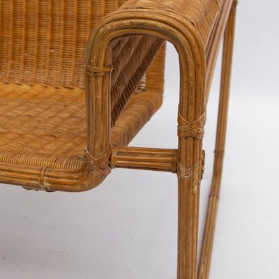 Wicker Armchair in the Style of Marcel Breuer, 1972-QQA-690203