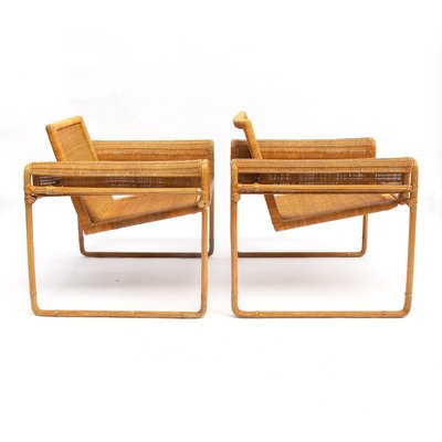 Wicker Armchair in the Style of Marcel Breuer, 1972-QQA-690203