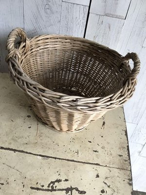 Wicker Baskets, 1960s, Set of 3-OXJ-773621