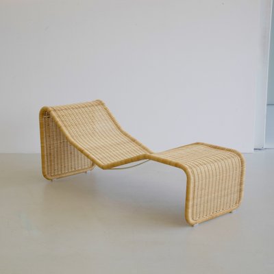 Wicker Chaise Lounge Ps3 by Tito Agnoli for Bonacina, 1964-INL-1740389